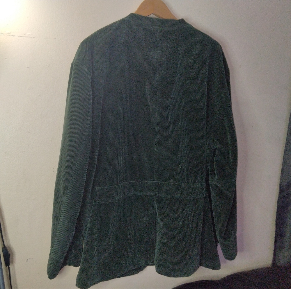 Polo Ralph Lauren Green Corduroy Military Hunting Jacket Coat Size XXL - Picture 8 of 16